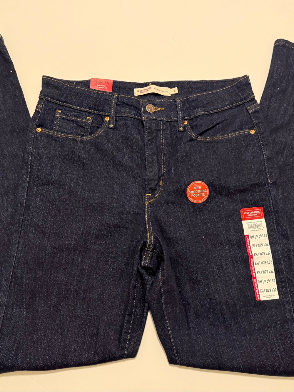 Levi’s Strauss Signature Mid Rise Bootcut Dark Blue